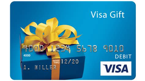 prepaid VISA gift card